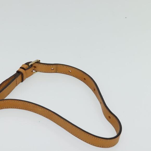 CELINE Macadam Canvas Shoulder Bag Pvc Leather Brown Gold - Picture 9 of 12